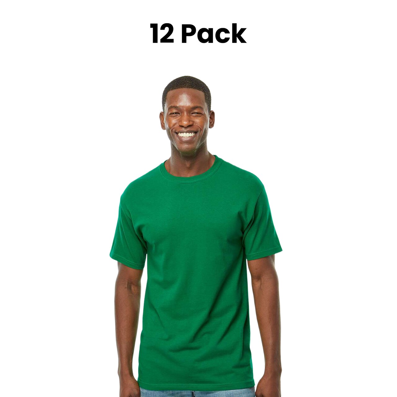 12 Pack: M&O Gold Soft Touch Short Sleeve Crewneck T-Shirt For Layering Outfits